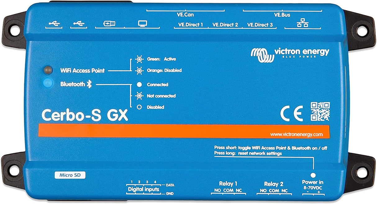 Victron Energy Cerbo-S GX, System Monitoring and Control