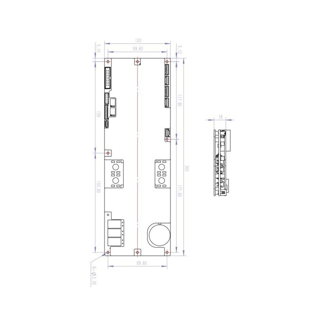 JK BMS JK-PB2A16S-15P — technical drawing