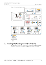 Huawei LUNA2000-241-2S1 — installing PCS power cables / cable entry