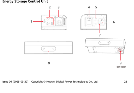 Huawei LUNA2000-10KW-C1 — technical drawing