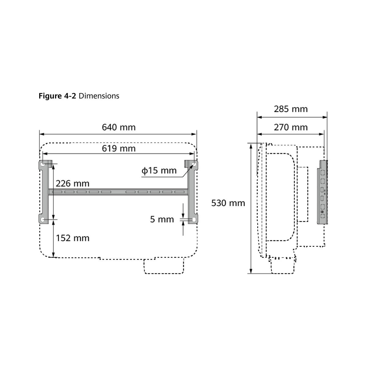 Huawei SUN2000-40K-MC0 [40kW] ტექნიკური ნახაზი და ზომები