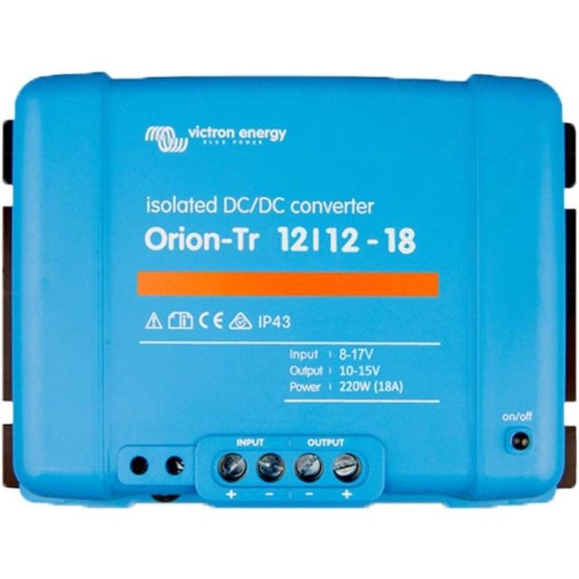 Victron Energy ORI121222110 Victron Orion-tr Dc-dc Converter - 12 Vdc To 12 Vdc - 18amp Isolated